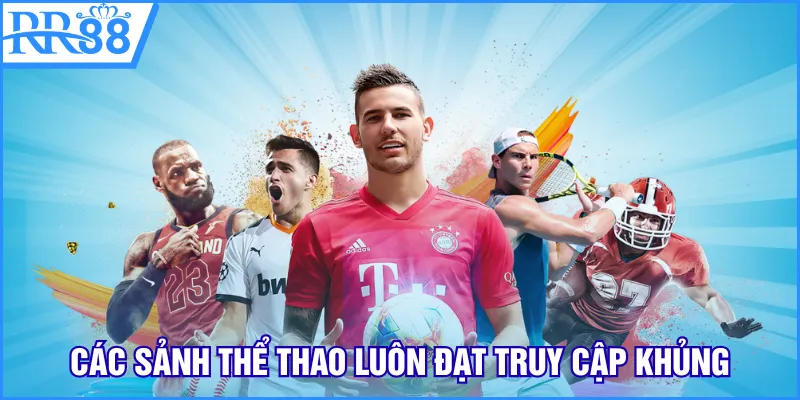 Các sảnh thể thao luôn đạt truy cập khủng