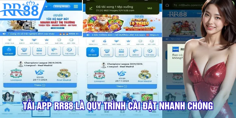 Tải app RR88 là quy trình cài đặt nhanh chóng