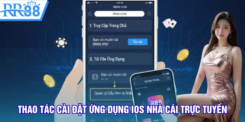 Thao tác cài đặt ứng dụng iOS nhà cái trực tuyến